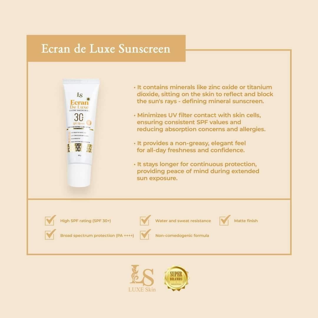Luxe Skin Ecran De Luxe Sunscreen Gel (50grams)