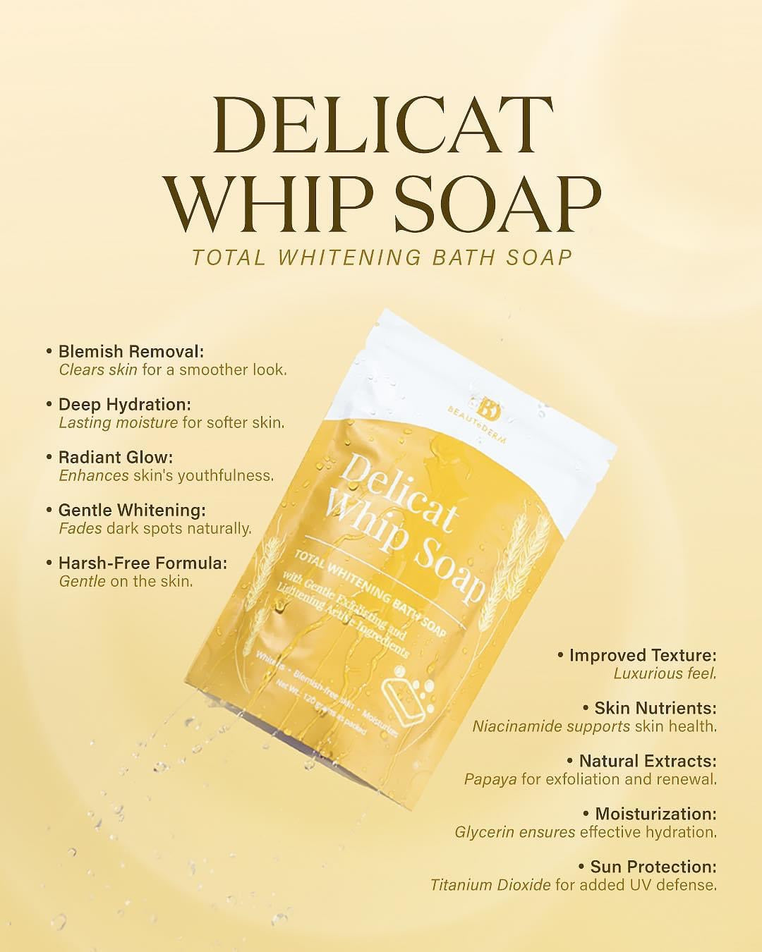 Delicat Whip Soap BUY 1 GET 1 FREE