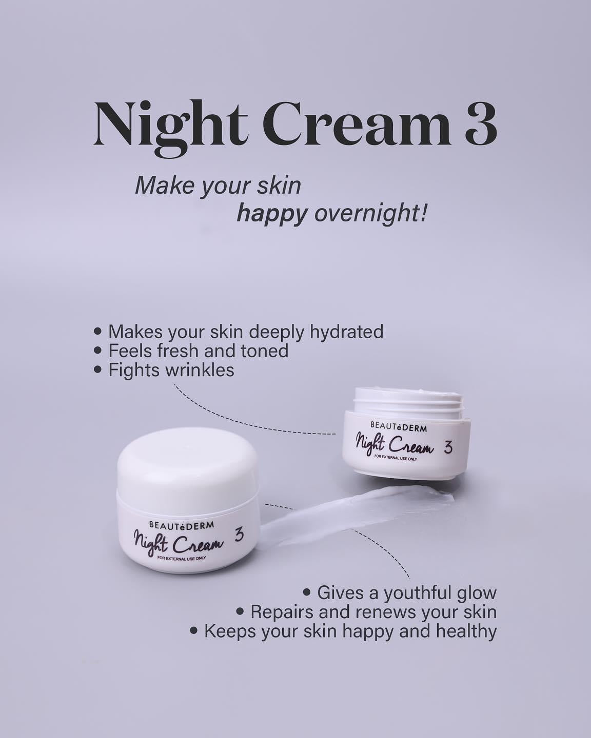 Night cream 3 (10grams, 20 grams, 50 grams)