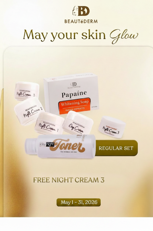 Regular Skincare Set* with 60ml Toner with FREE Night Cream 3 (20gms)