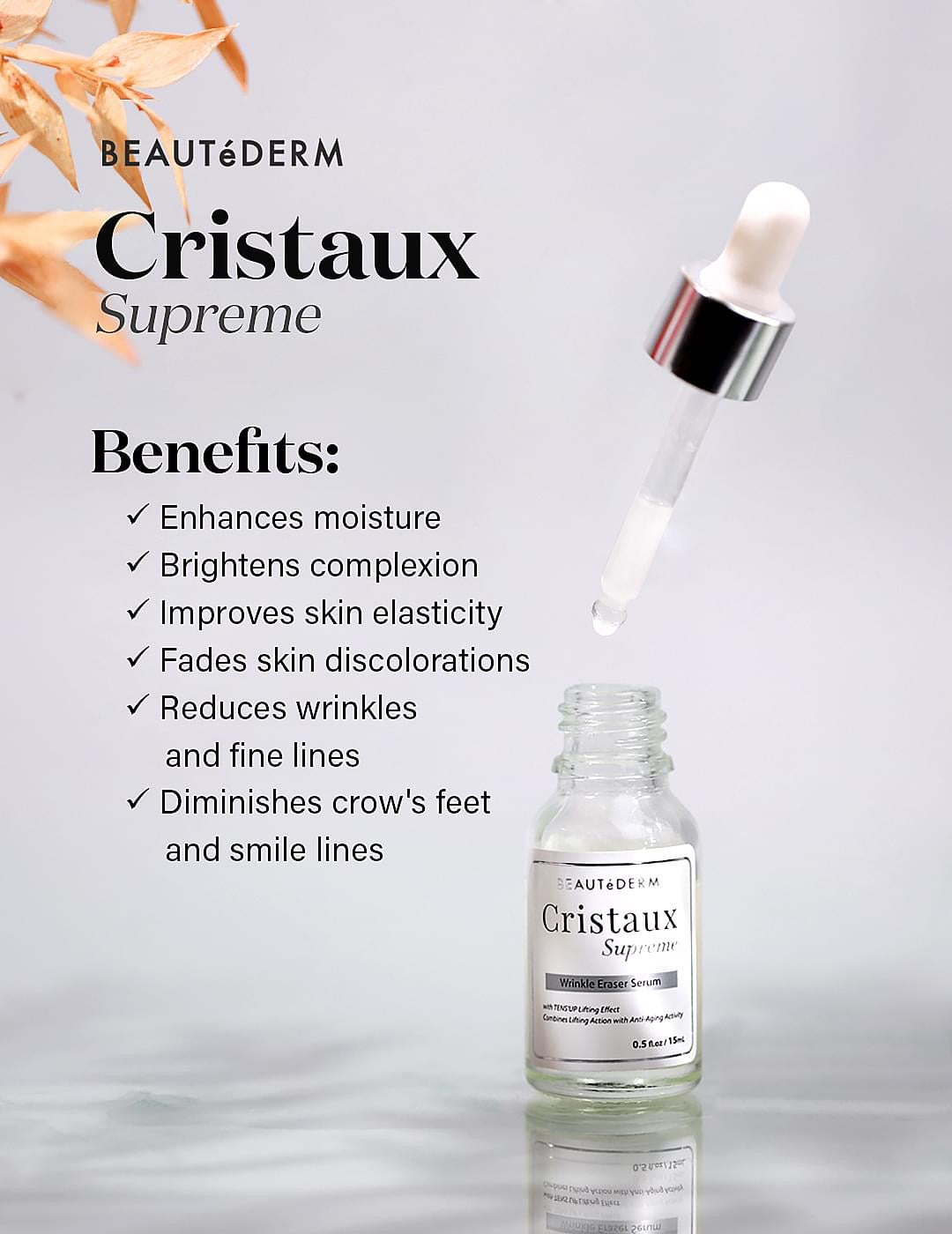 Cristaux Supreme 15ml Wrinkle Eraser