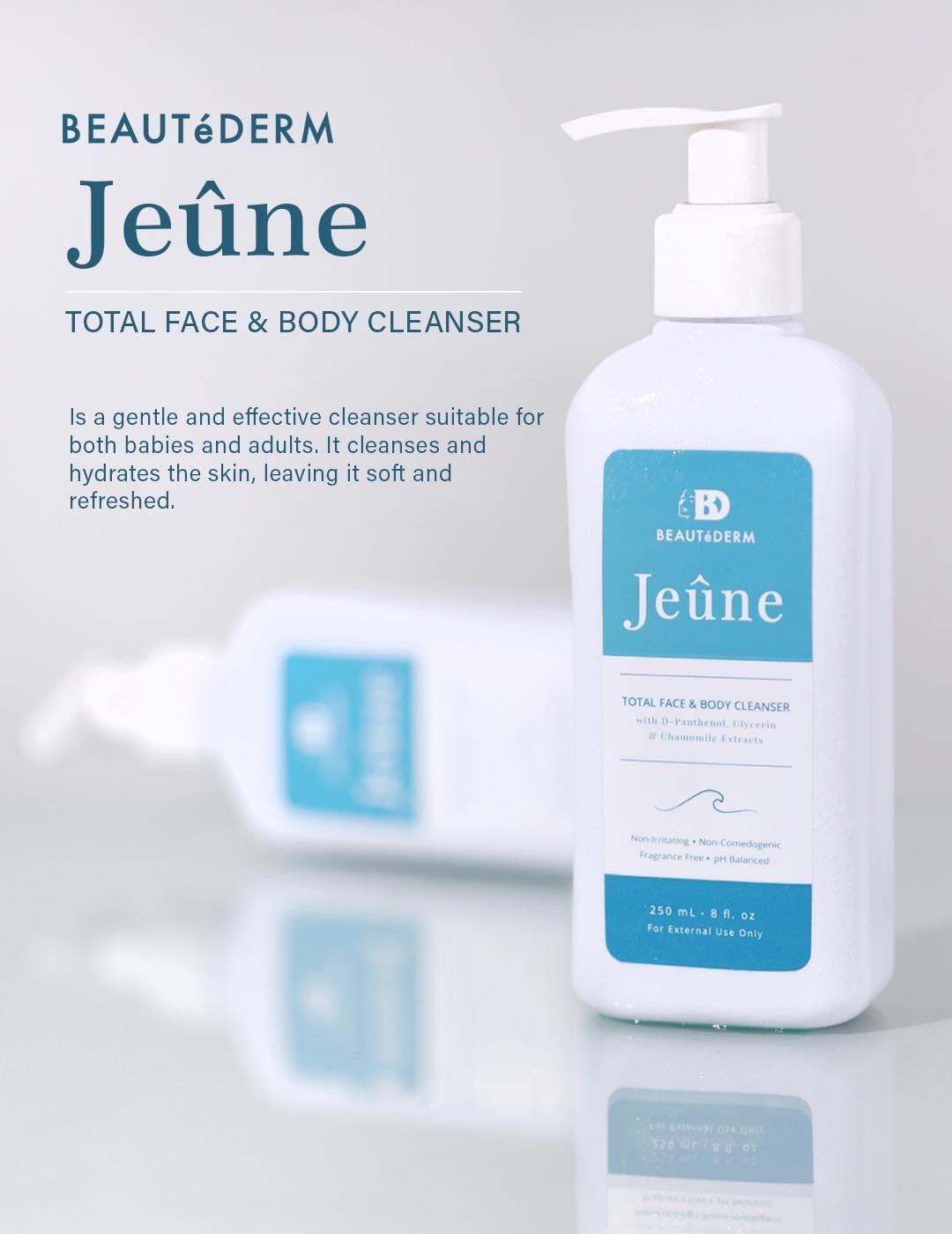 Jeune Total Face & Body Cleanser (100 ML OR 250 ML)