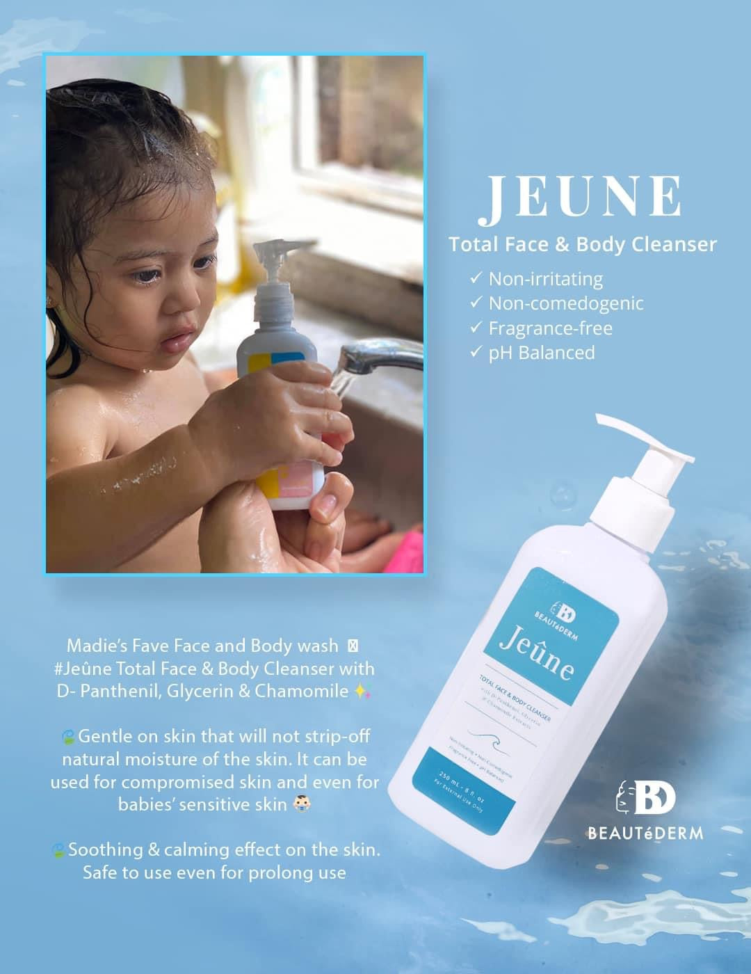 Jeune Total Face & Body Cleanser (100 ML OR 250 ML)