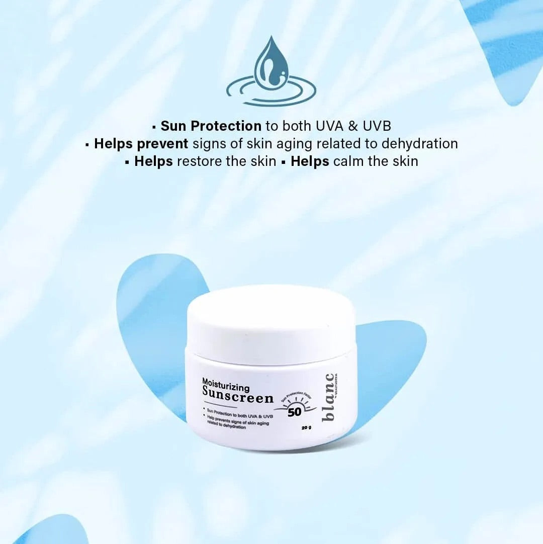 Blanc Moisturizing Sunscreen 20grams with SPF 50