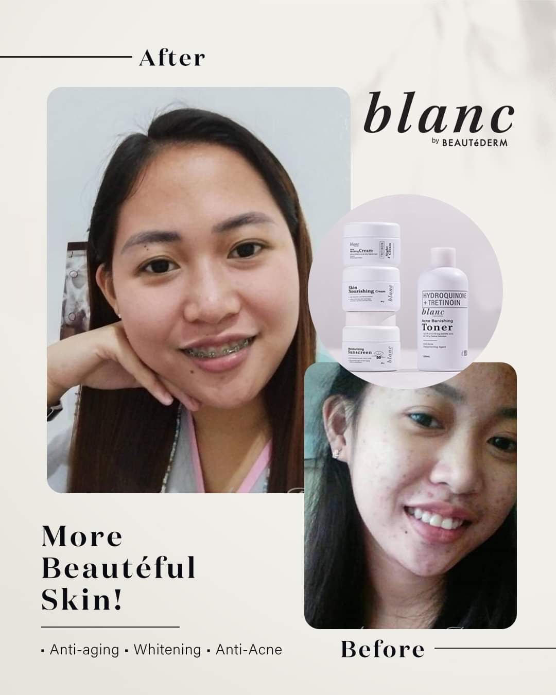 Blanc Moisturizing Sunscreen 20grams with SPF 50