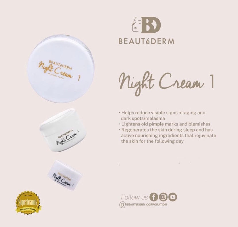 Night Cream 1 (10 grams, 20 grams, 50 grams)