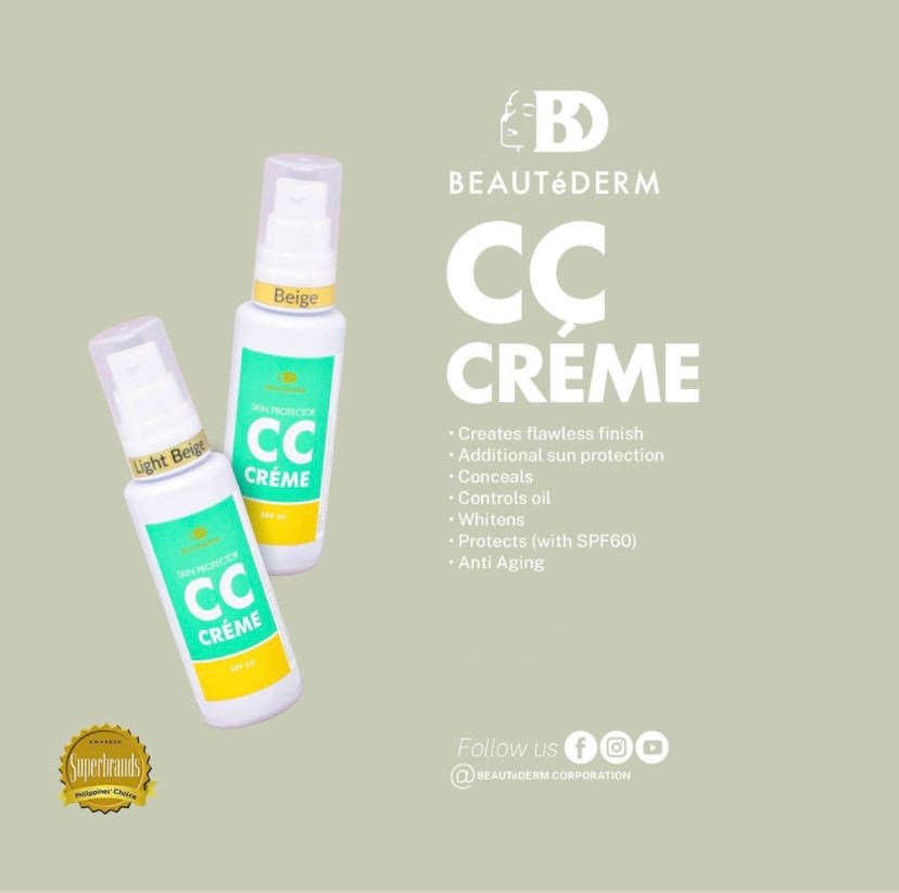 CC creme 60 ml Refill (Beige or Light Beige)