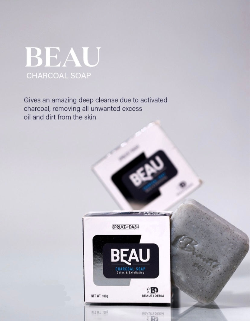 Beau Charcoal Soap 100grams