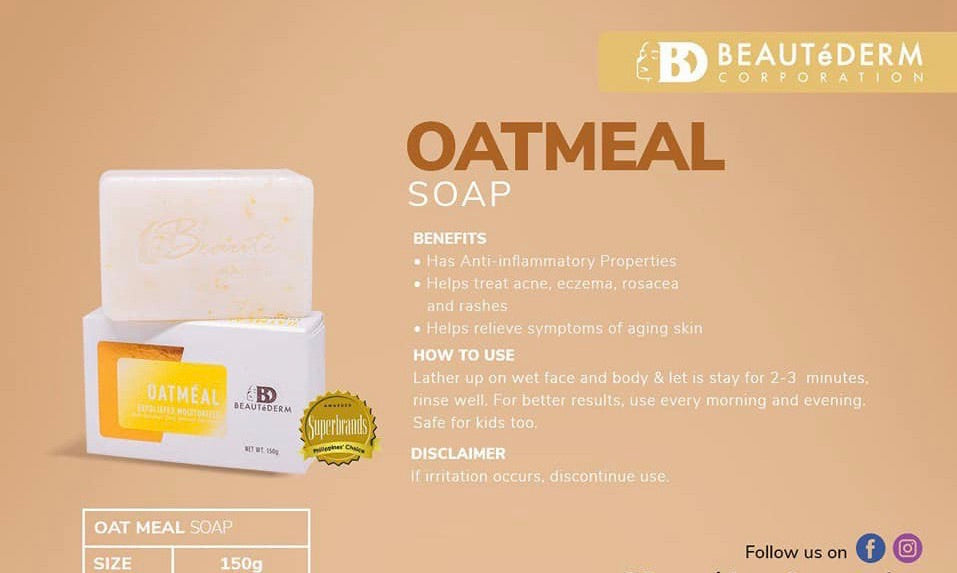Oatmeal Soap 150 grams BUY 1 GET 1 FREE FOR $17
