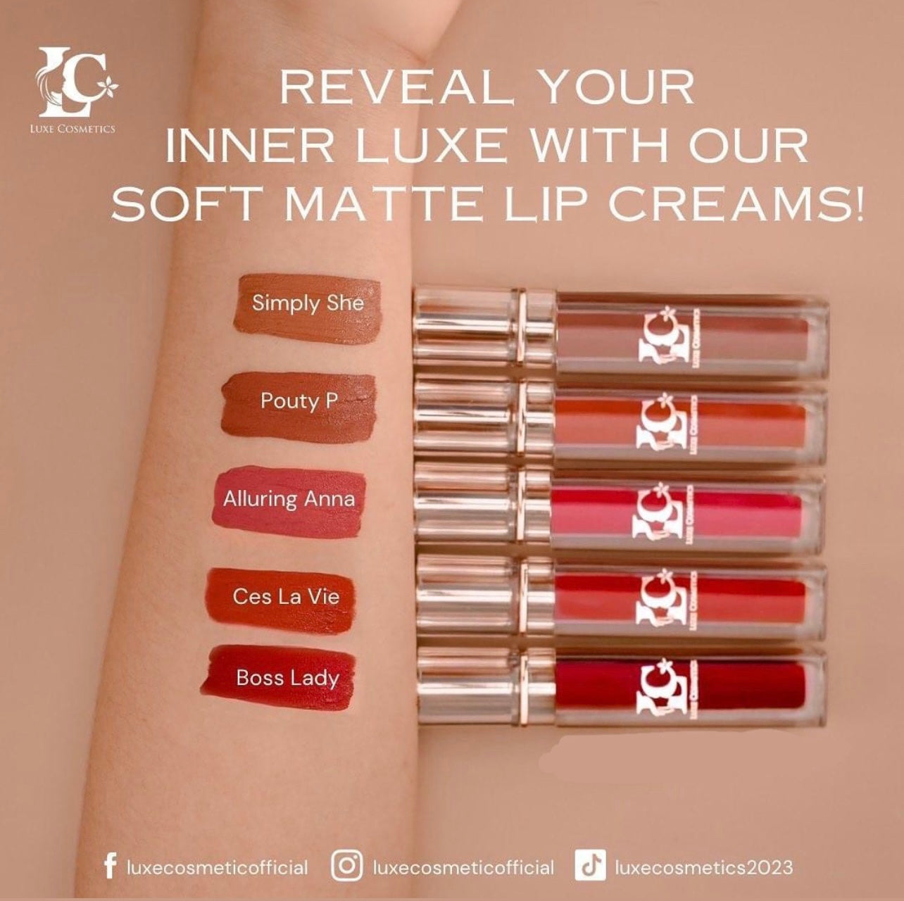 Luxe Cosmetics Soft Matte Lip Cream