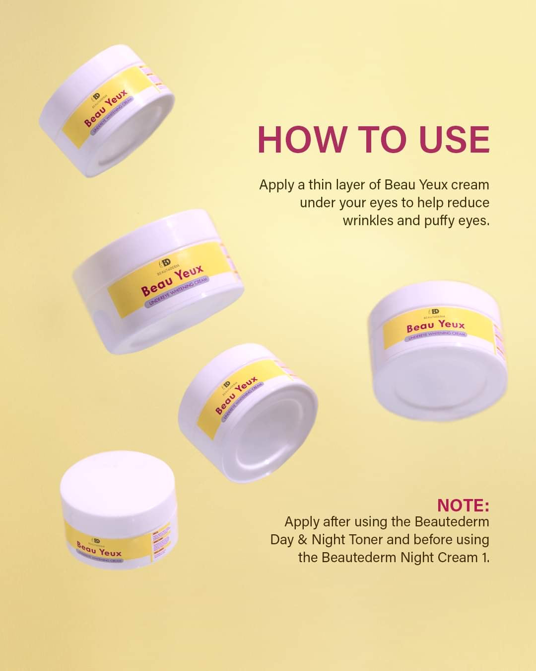 Beau Yeux Undereye Whitening Cream 10 grams