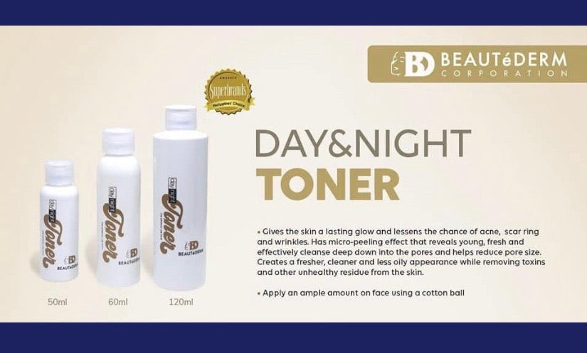 Day and Night Toner (60ml, 120ml, 200ml, 250ml, 500ml or 1L)