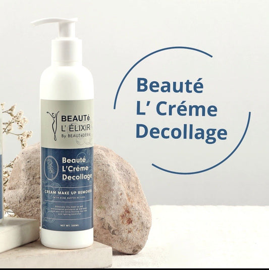 Beauté L’Créme Decollage Cream Make Up Remover  (100ml or 200ml)