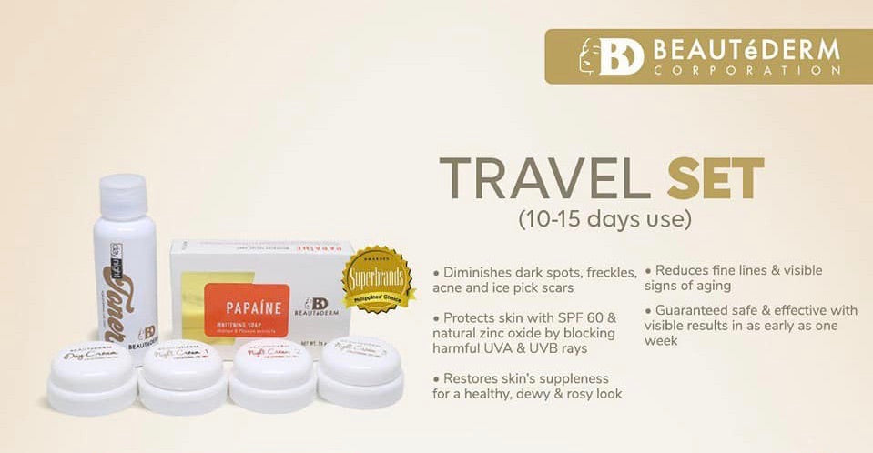 Beautéderm Travel Pack (10-15 days use)