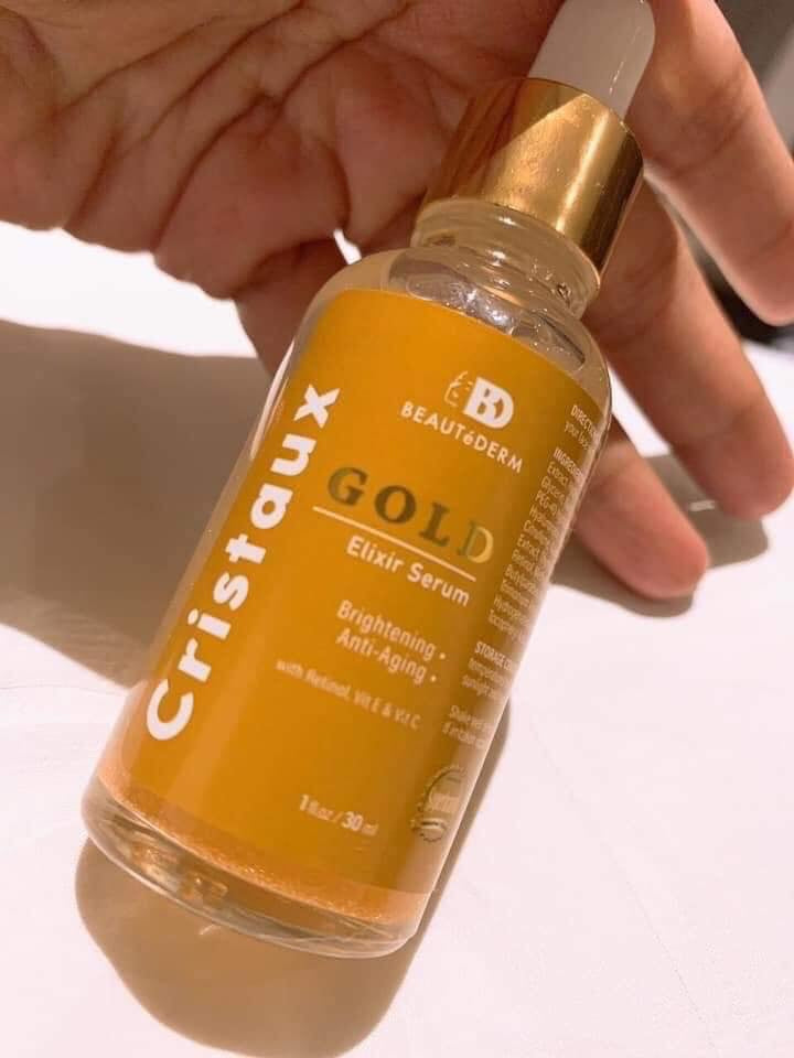 Cristaux Gold Elixir Brightening  Anti-aging Serum 30ml