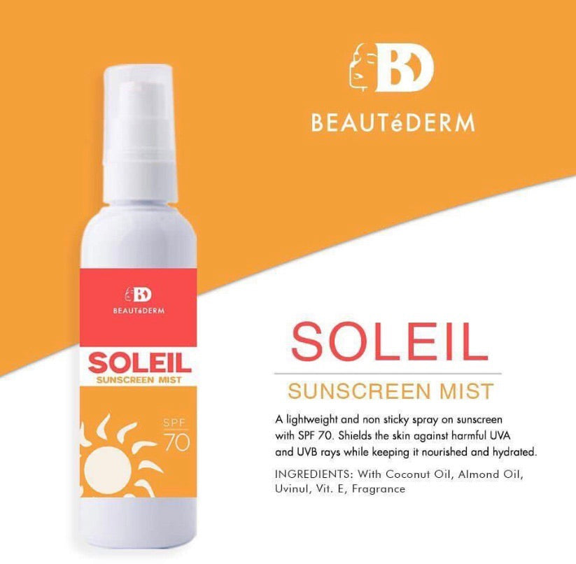 Soleil Sunscreen Mist (50ml OR 100ml)