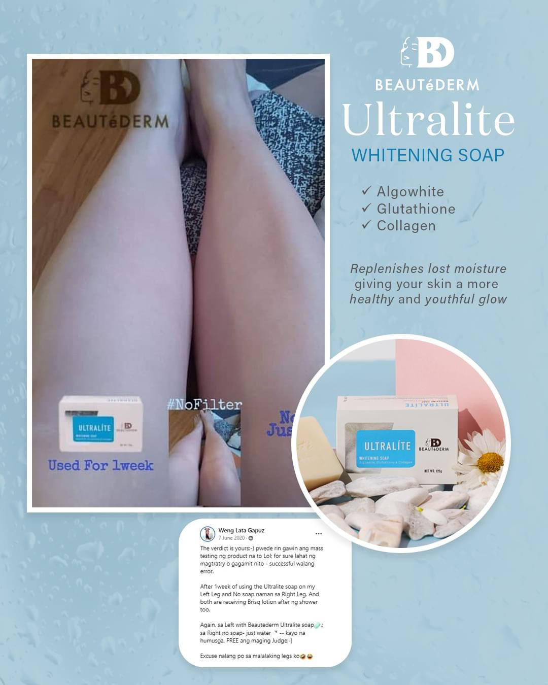 Ultralite Whitening Soap 75grams and 125grams